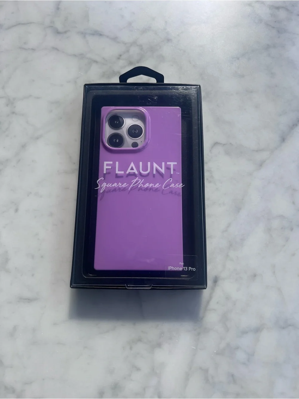 Brand New Flaunt Square Lavender iPhone 13 Pro Phone Case